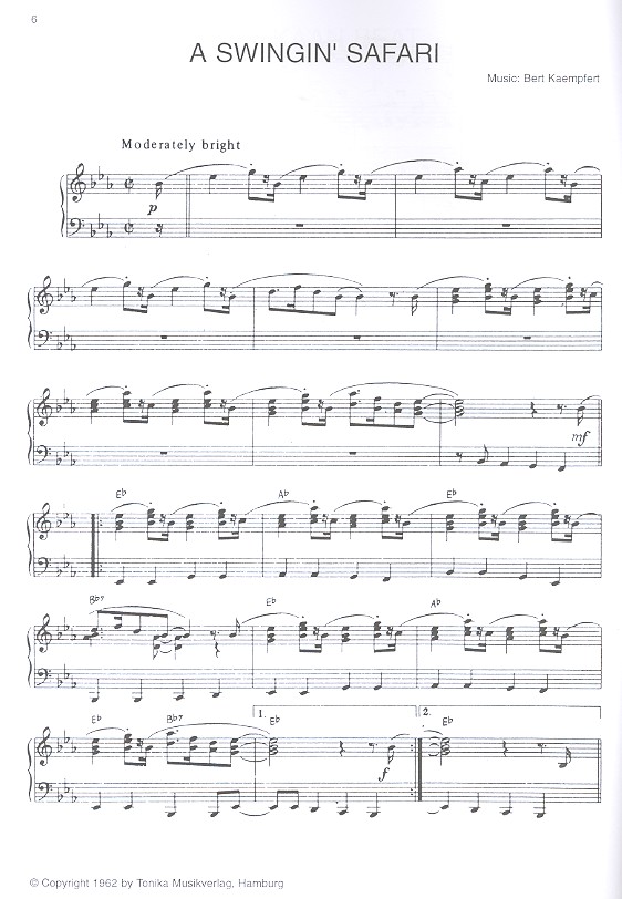 Best of Bert Kaempfert: Songbook