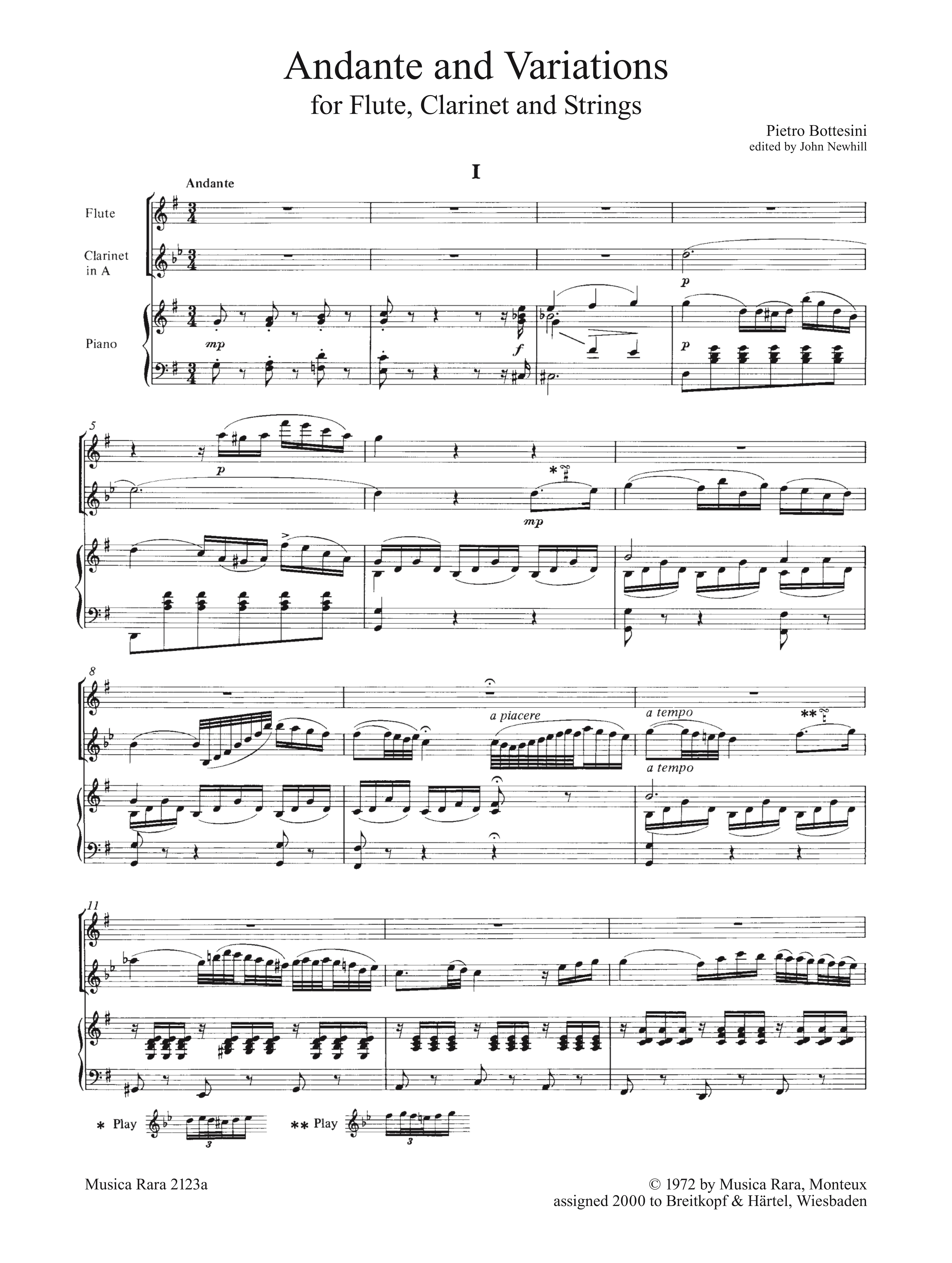 Andante and Variations