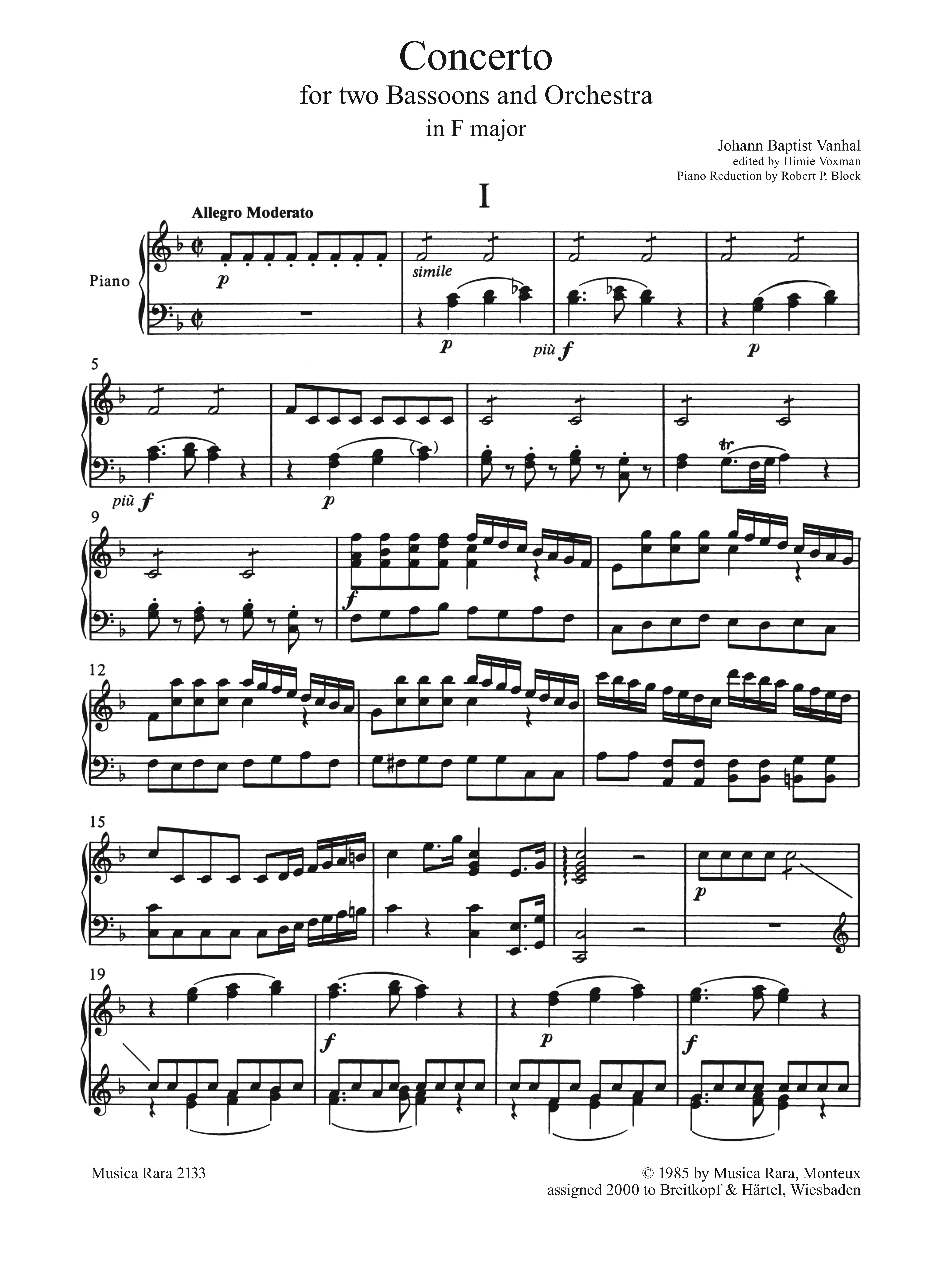 Concerto F major