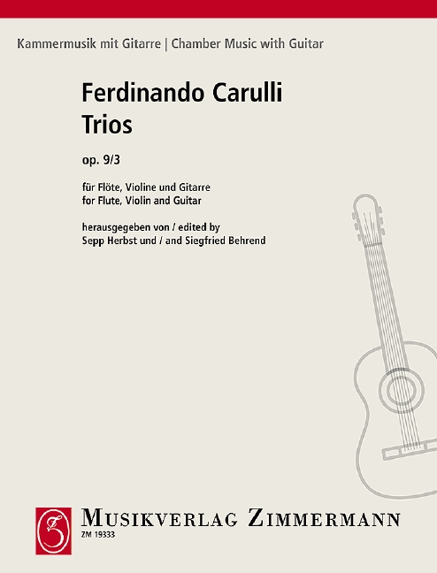 Trio op.9,3 für Flöte, Violine