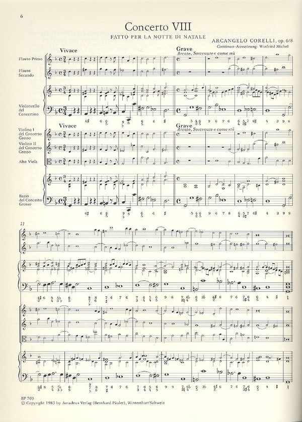 Concerto grosso g-Moll op.6,8