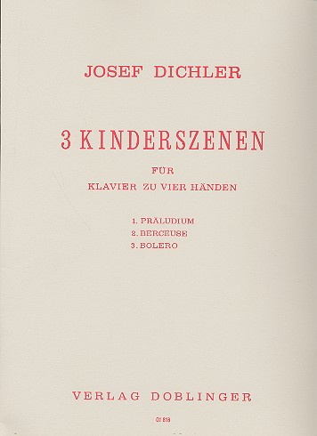 3 Kinderszenen für Klavier zu