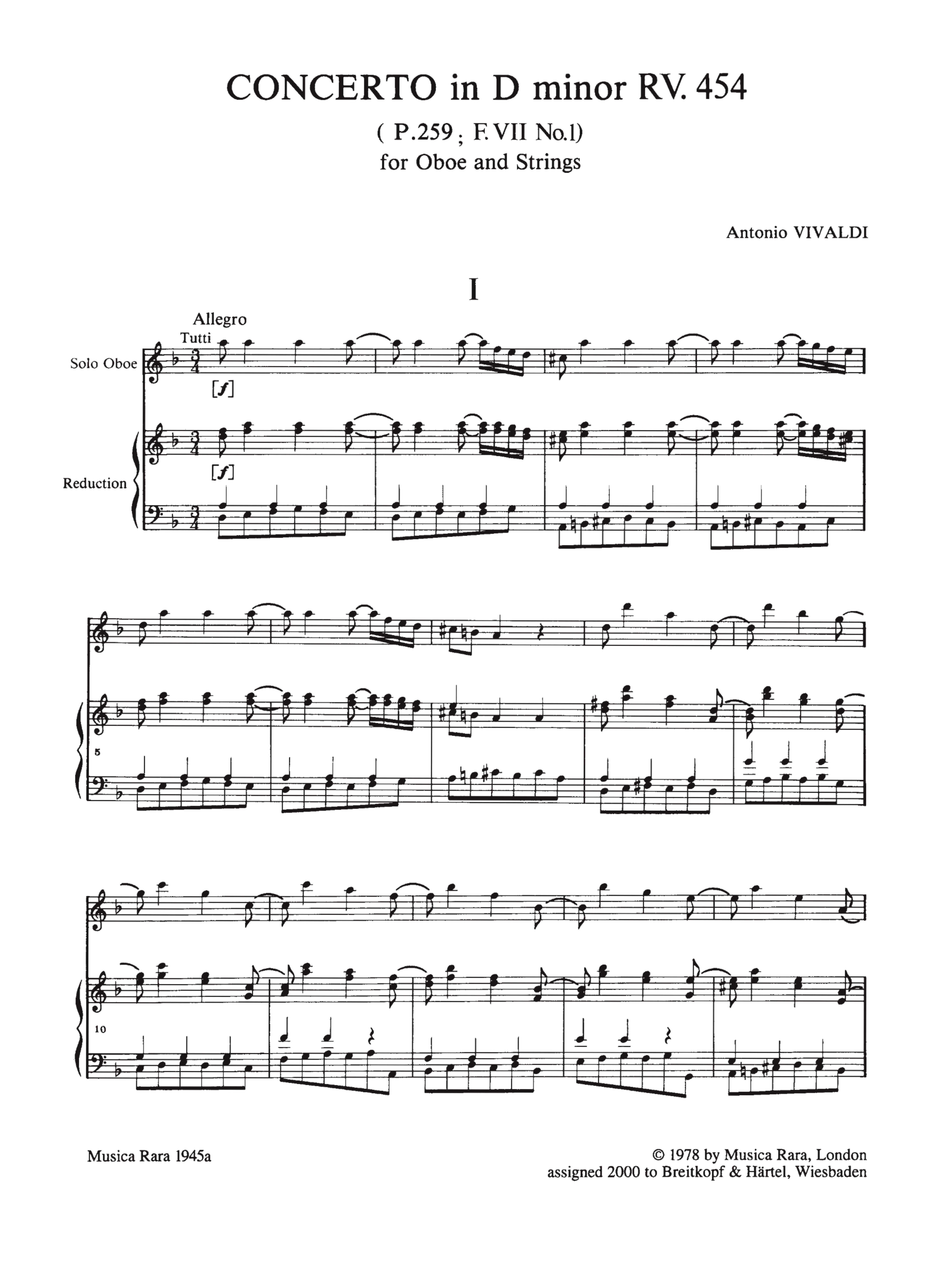 Konzert d-Moll RV454 F.VII:1