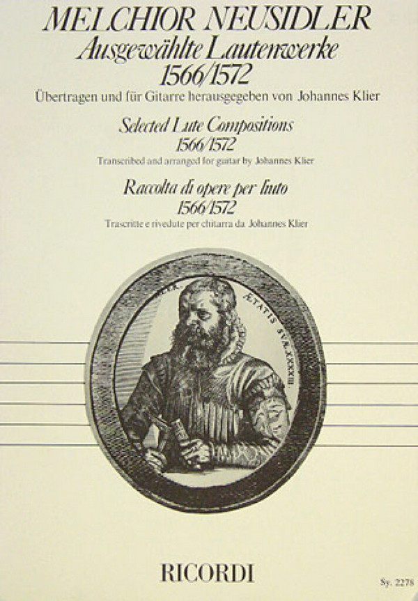 Ausgewählte Lautenwerke 1566/1572