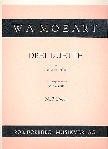 Duett D-Dur Nr.3 für 2 Flöten