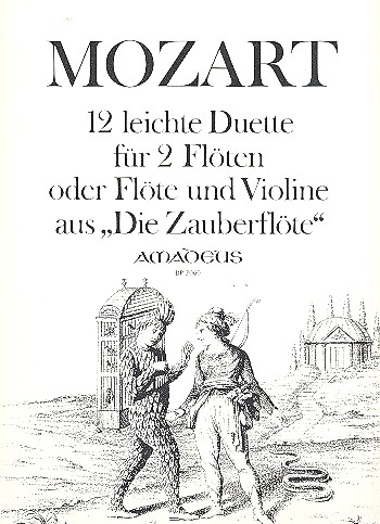 12 leichte Duette aus die Zauberflöte