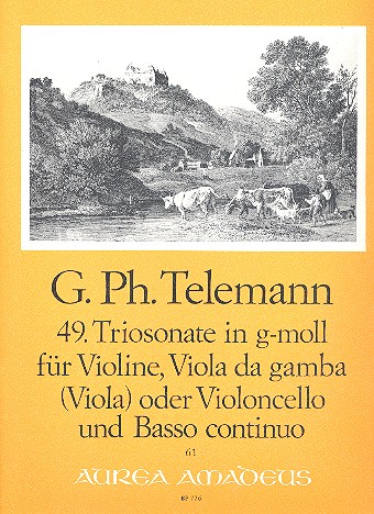 Triosonate g-Moll Nr.49 für Violine,