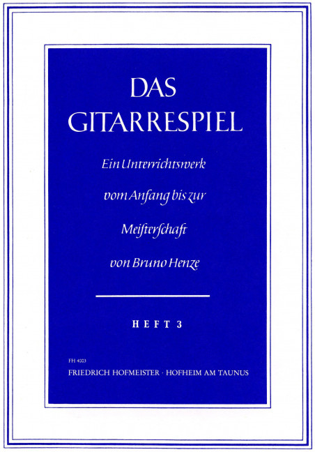 Das Gitarrespiel Band 3