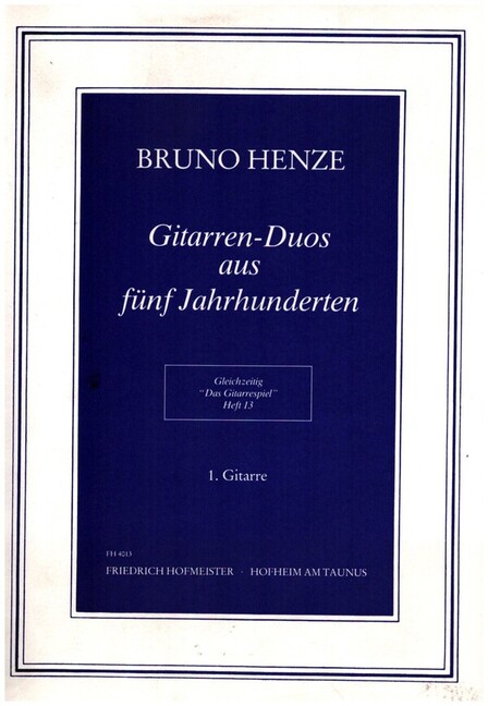 Das Gitarrespiel Band 13