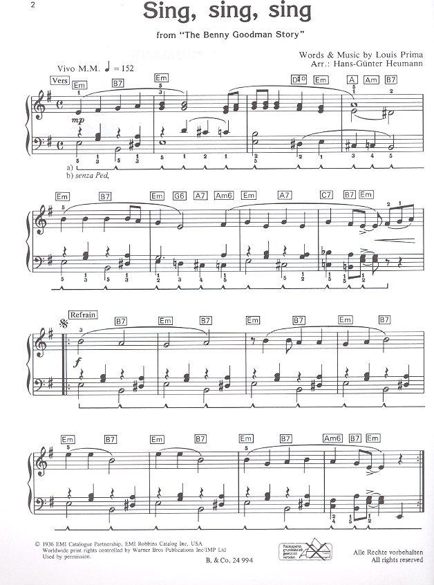 Children's Jazz Piano Band 1