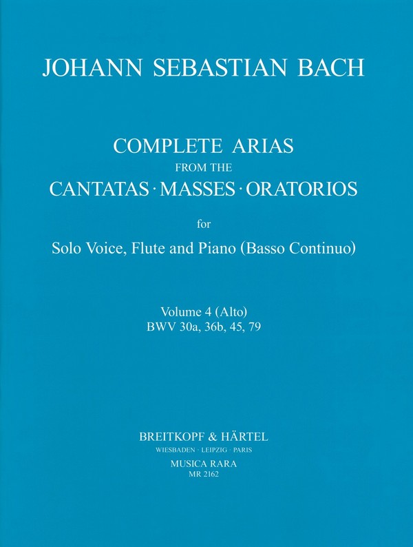 Complete Arias and Sinfonias from the Cantatas, Masses and Oratorios v