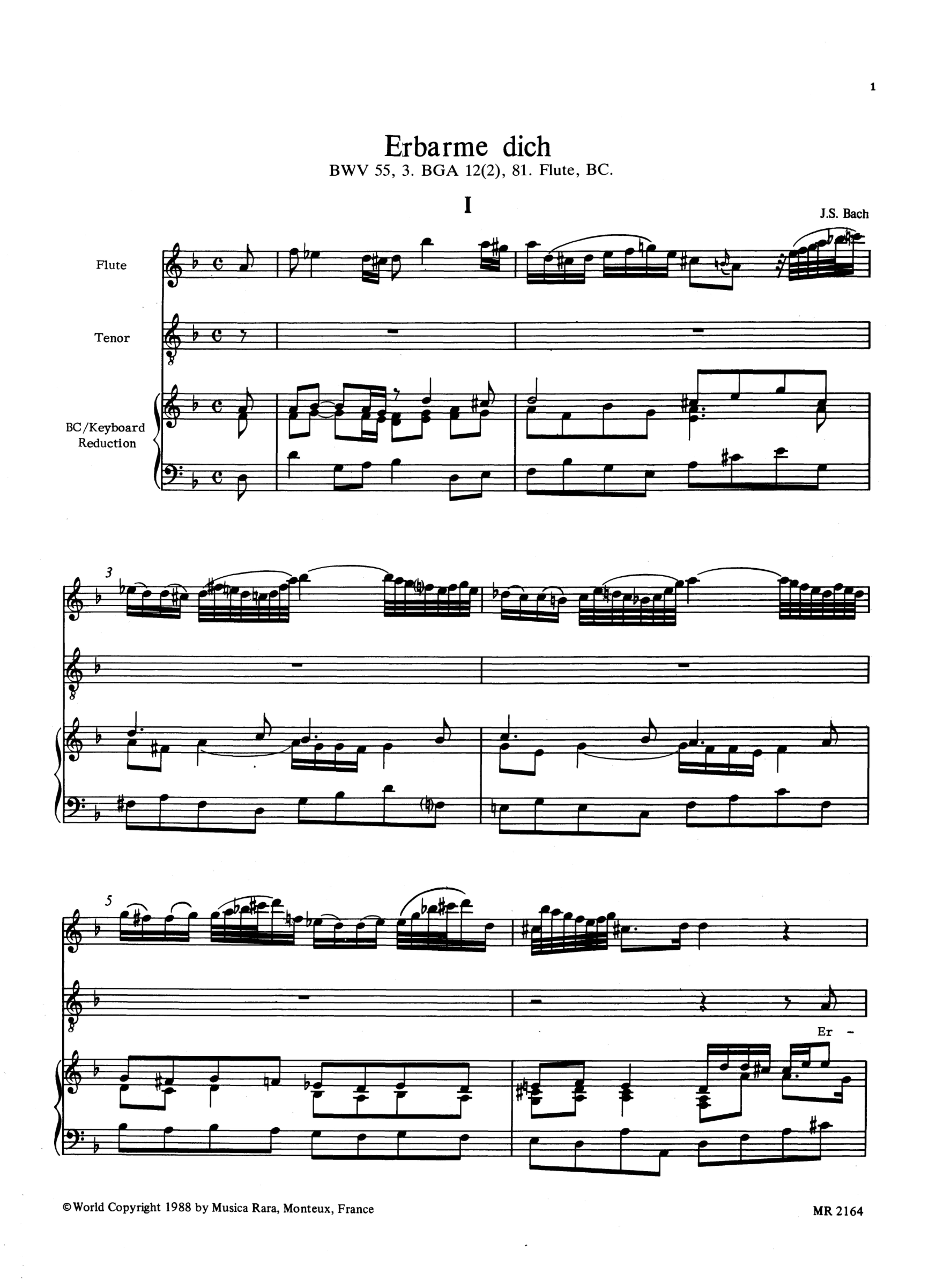 Complete Arias and Sinfonias from the Cantatas, Masses and Oratorios v