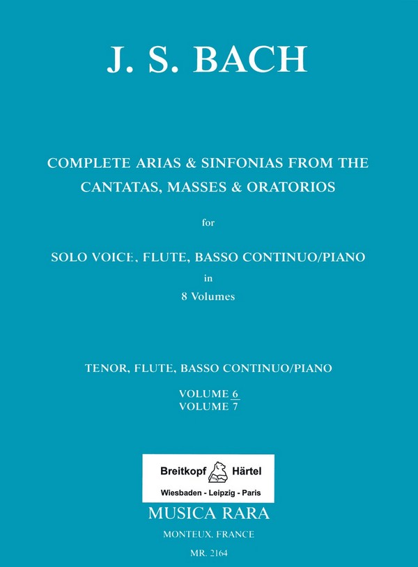 Complete Arias and Sinfonias from the Cantatas, Masses and Oratorios v
