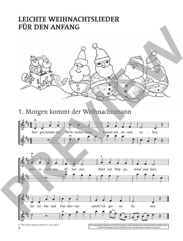 Das fröhliche Weihnachtsliederheft