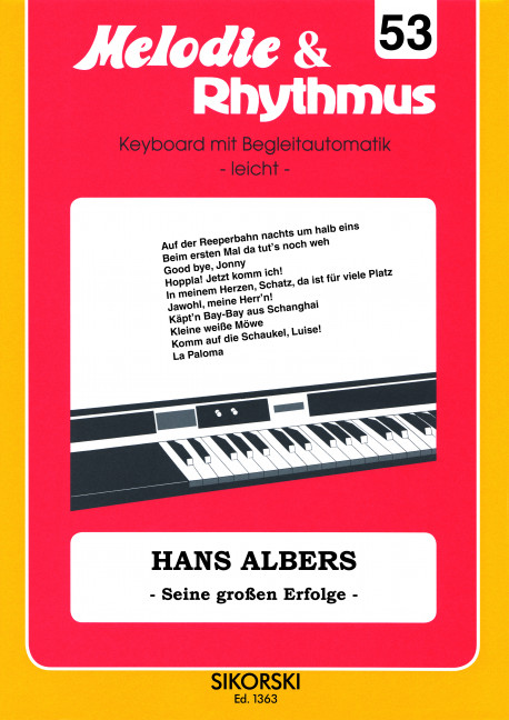 Hans Albers seine großen Erfolge