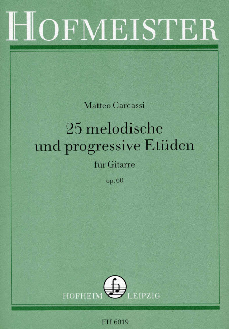 25 melodische und progressive Etüden op.60