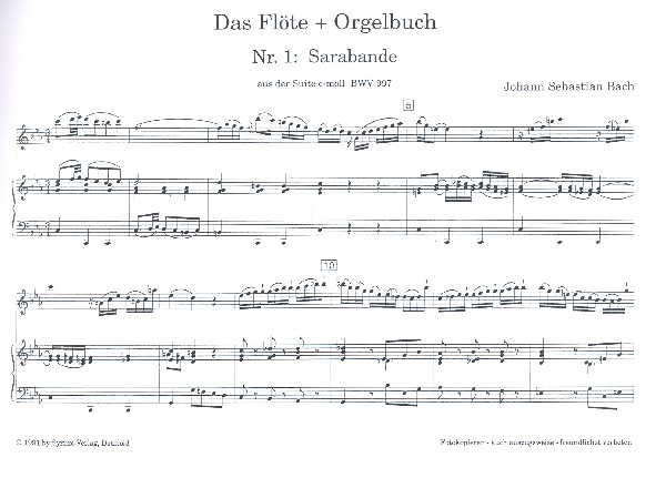 Das Flöte- und Orgelbuch