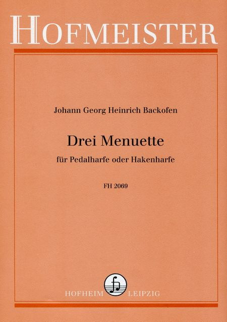 3 Menuette für Pedalharfe
