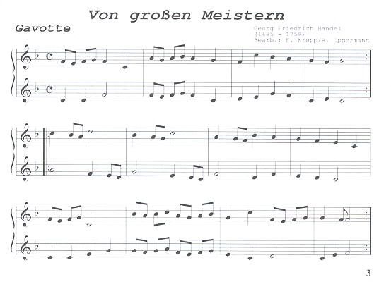 Spiel mit mir Blockflötenduos (Band 3, grün)