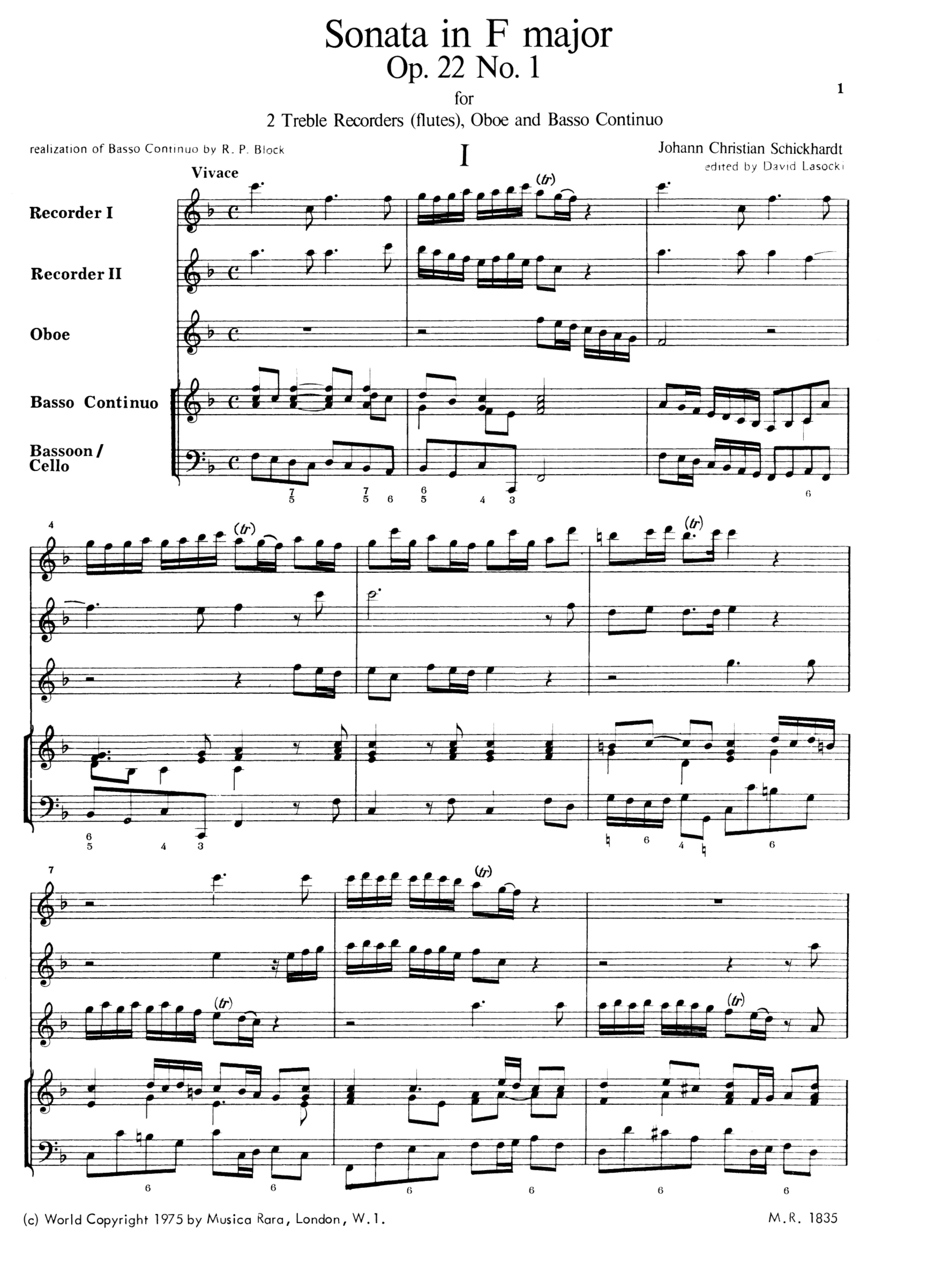 Sonata F major op.22,1