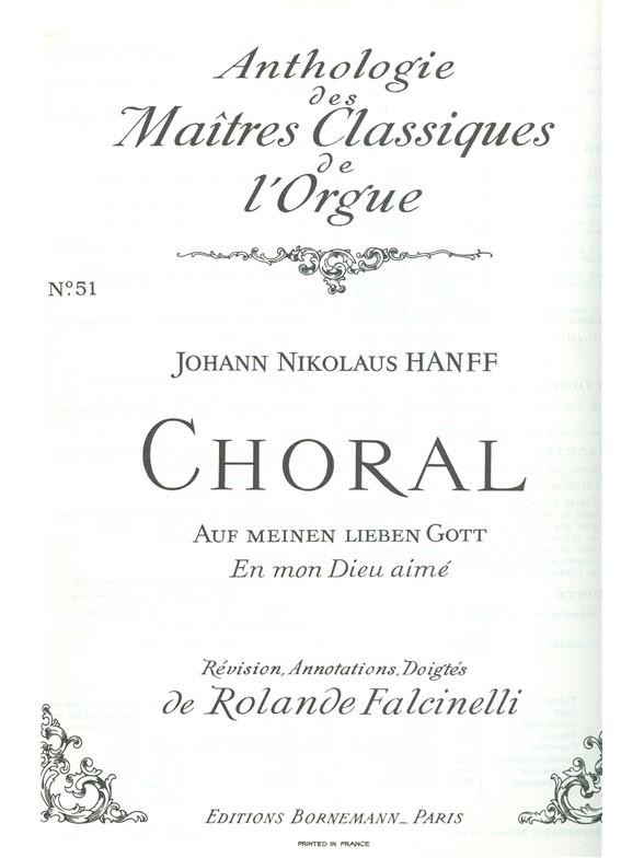 CHORAL AUF MEINEN LIEBEN GOTT