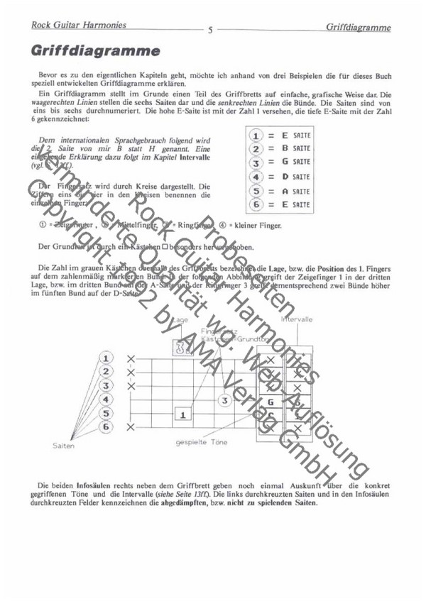Rock Guitar Harmonies (+CD):