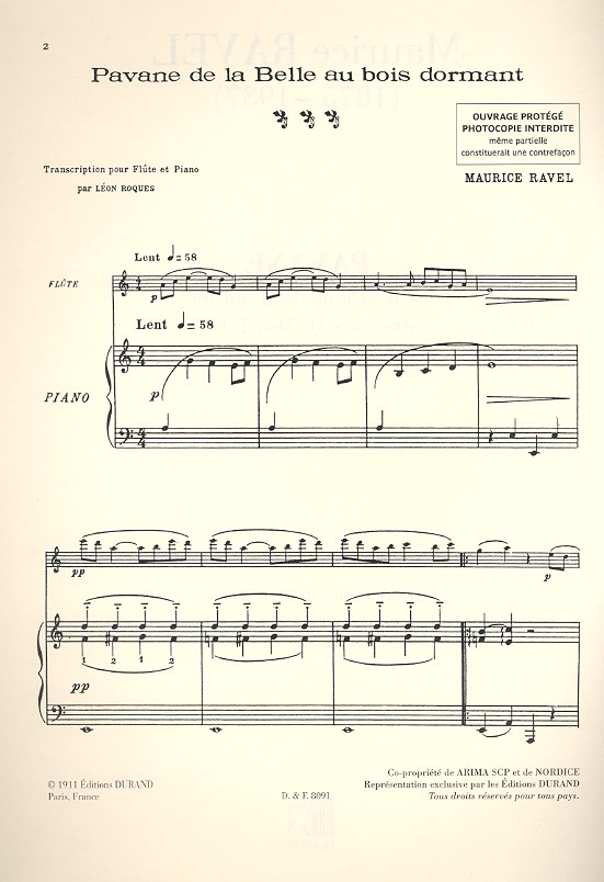 Pavane de la belle au bois dormant