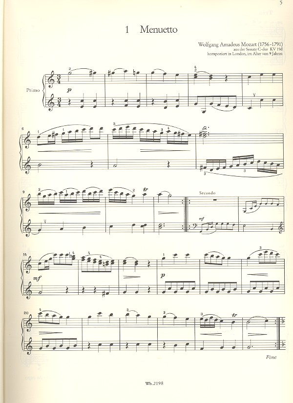 Klaviermusik zu 4 Händen