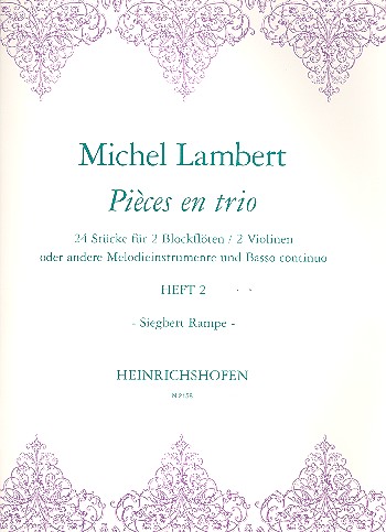 Pièces en trio Band 2 24 Stücke