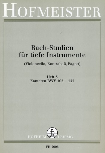 Bach-Studien für tiefe Instrumente