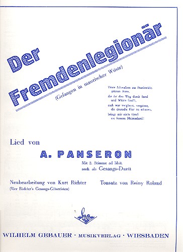Der Fremdenlegionär: