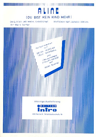 Aline: Einzelausgabe für