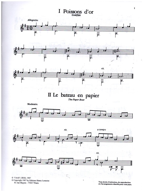 Mascarades vol.1 pour guitare