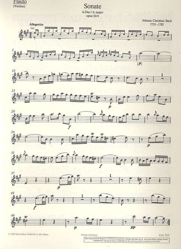 Sonate A-Dur op.16,4