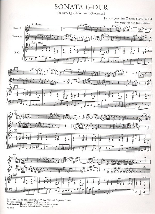 Sonate G-Dur 