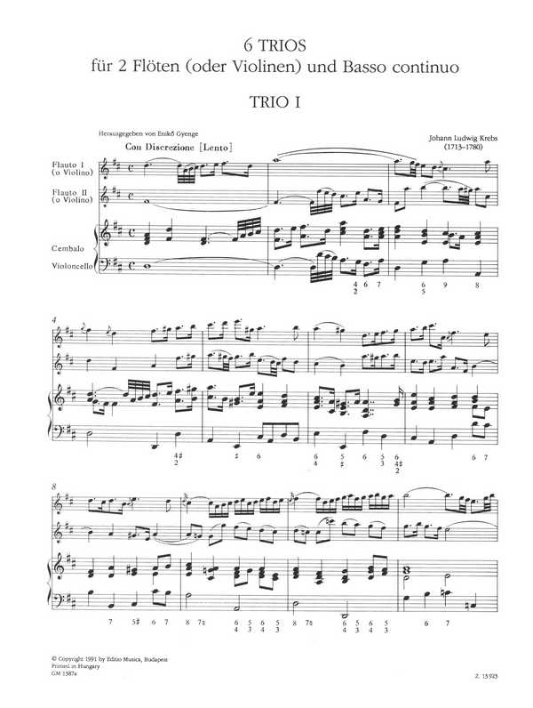 6 Trios Band 1 (Nr.1-3)