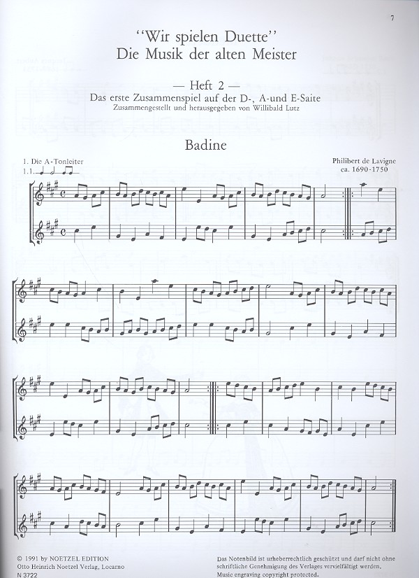 Wir spielen Duette Reihe A Band 2