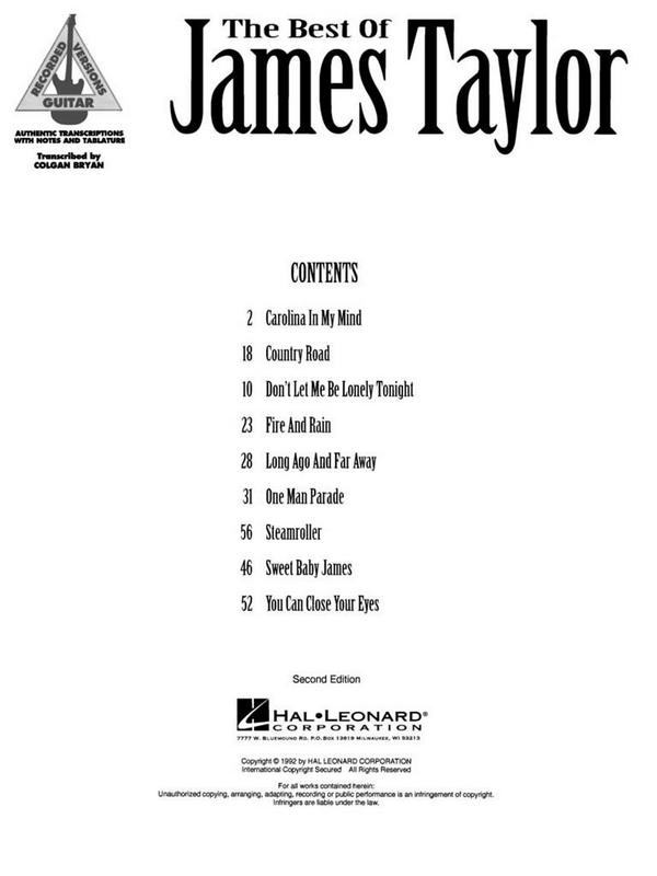 The Best of James Taylor: