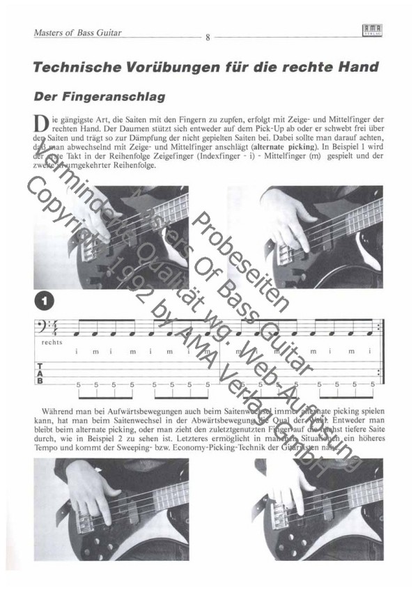 Masters of Bass Guitar (+CD)