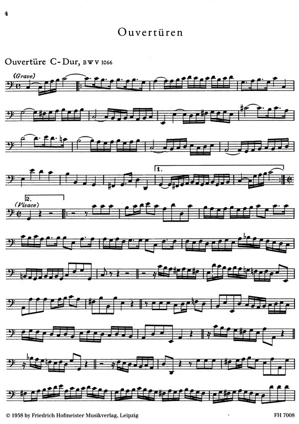 Bach-Studien für tiefe Instrumente 