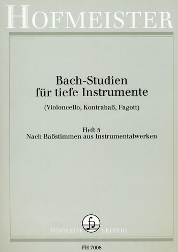 Bach-Studien für tiefe Instrumente 