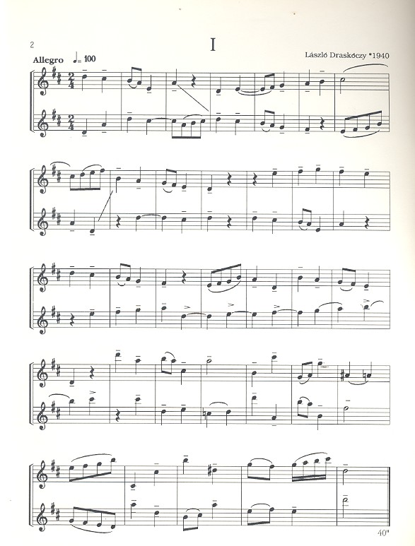 4 Hungarian Folk Songs
