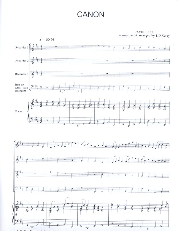 Canon and Gigue in D
