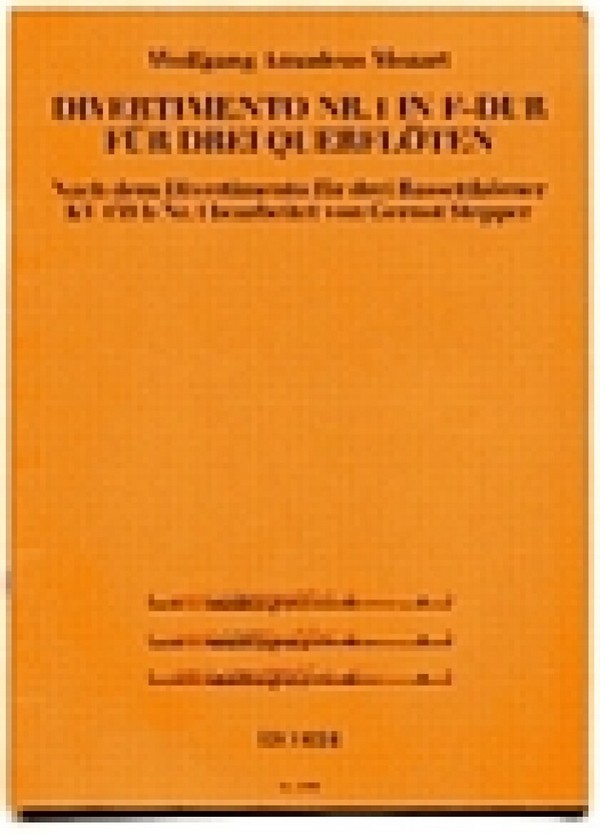 Divertimento F-Dur Nr.1 KV439B,1