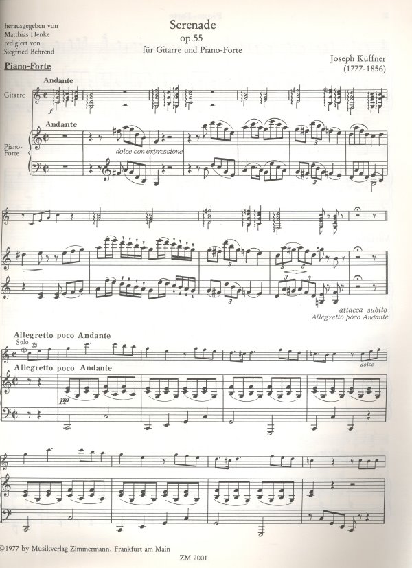 Serenade op.55 für