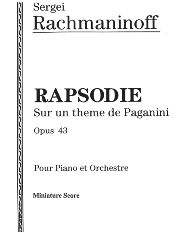 Rapsodie op.43 sur un thème de