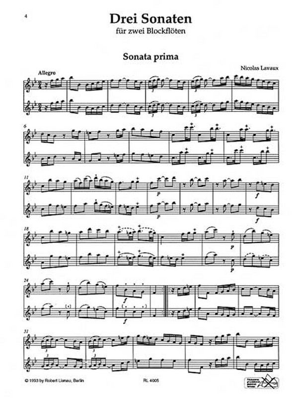 6 Sonaten op.1 Band 1 (Nr.1-3)