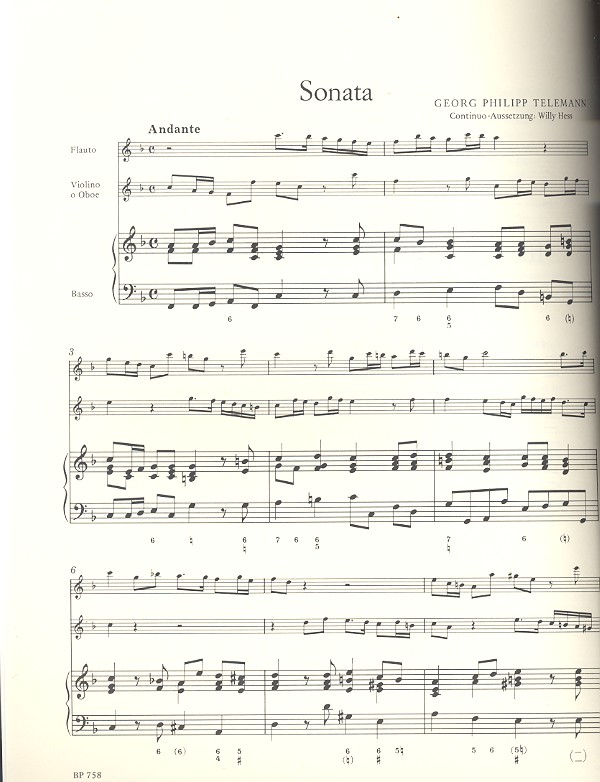 Triosonate F-Dur Nr.69