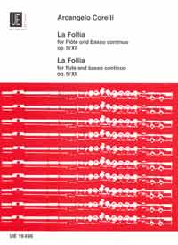La Follia op.5,12 für Flöte und Bc