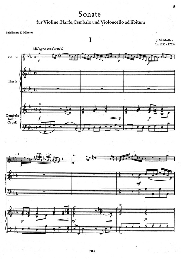 Sonate für Violine, Harfe,